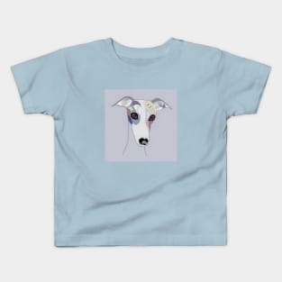 Whippet in Denim Tones Kids T-Shirt